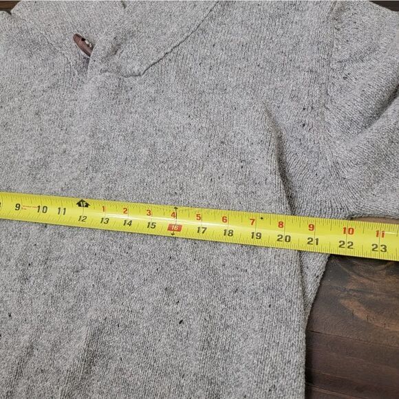 Urban Pipeline Pullover Shawl Toggle Collar Sweater Gray Cozy Men's Size L - Picture 6 of 6